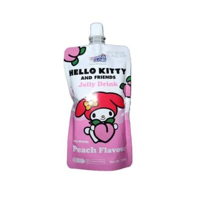 Twinkle Glory Hello Kitty & Friends Peach Jelly Drink, Sugar‑Free – 120ml Gourmet Grocer Twinkle Glory Hello Kitty & Friends Peach Jelly Drink, Sugar‑Free – 120ml