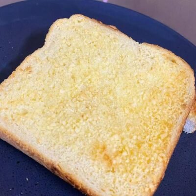 Tianmuwu Frozen Thick-Cut Toast – Milk Toffee Cream Flavor, 4 Pieces