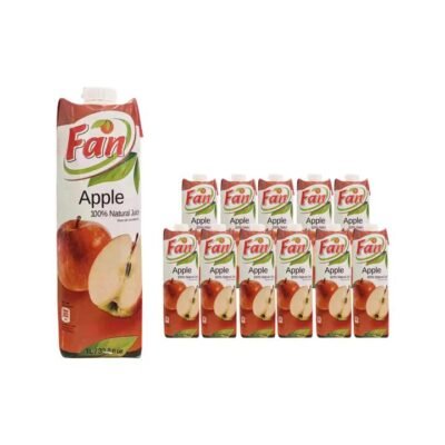 Fan Apple 100% Natural Juice 1L x 12 – Limited Import