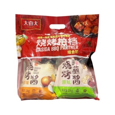 Dasida BBQ Partner Set – Original BBQ Sauce 1kg + BBQ Dipping Sauce 1kg – Limited Import - Korean BBQ Marinade & Dipping Sauce Set