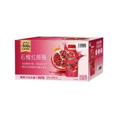 DONG PLANT Pomegranate & Beetroot Juice Drink 280 mL x 20 - 90% Juice with Prebiotic Fibre