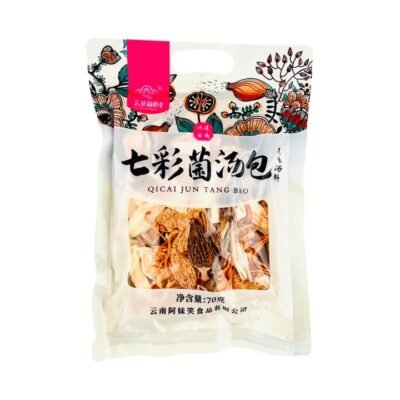 Yunhua Junqiao Assorted Yunnan Dried Mushroom Soup Mix 70g – Assorted Wild Mushrooms for Broth & Hot Pot Gourmet Grocer Yunhua Junqiao Assorted Yunnan Dried Mushroom Soup Mix 70g - Assorted Wild Mushrooms for Broth & Hot Pot