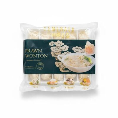 Emerald Frozen Prawn Wontons – 25 Pieces, 500g