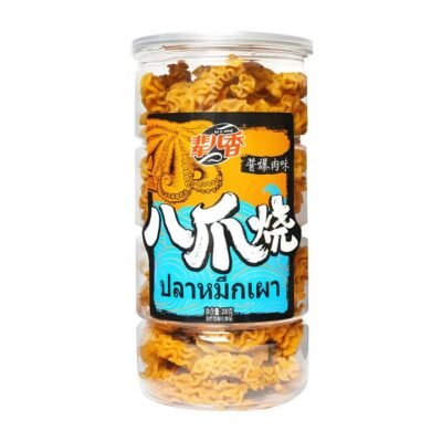 Bei Er Xiang Grilled Squid Crisps – Saucy Meat Flavor 200g - Squid Chips