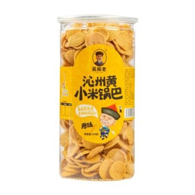 Wu Gelao Qinzhou Huang Millet Crisps (Guoba) – Original 228g - Chinese Millet Chips