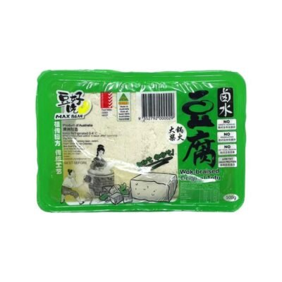 Max Bean Wok-Braised Original Tofu 500g - Firm Tofu Block