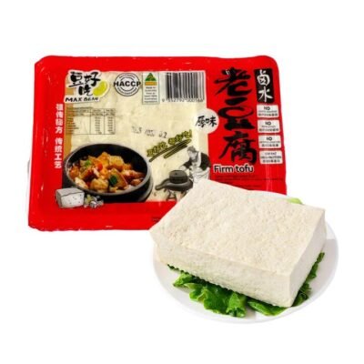 Max Bean Brine-Set Firm Tofu (Original) 750g Gourmet Grocer Max Bean Brine-Set Firm Tofu (Original) 750g