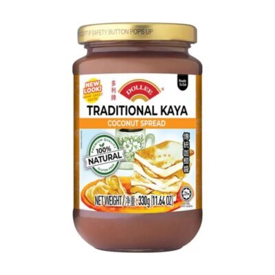 Dollee Traditional Kaya Coconut Spread 330g - Malaysian-Style Coconut Jam