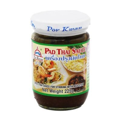 Por Kwan Pad Thai Sauce 225g – Spicy Thai Stir-Fry Sauce for Rice Noodles