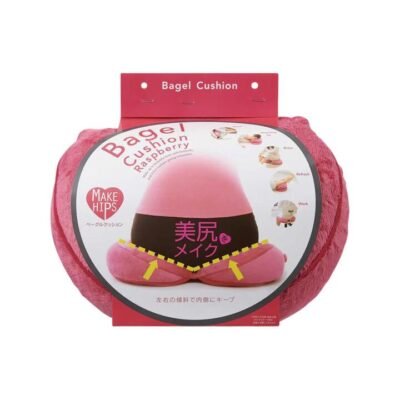 COGIT Bagel Cushion Raspberry – Velvet Hip-Shaping Seat Cushion (Pink)