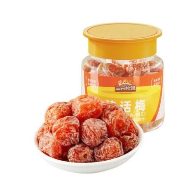 Three Squirrels Korean-Style Dried Plums Jar 158g