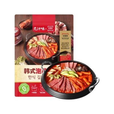 Yuanzhiwei x Jongga Korean Kimchi Hot Pot Soup Base 210g x 4 – Limited Import Gourmet Grocer Yuanzhiwei x Jongga Korean Kimchi Hot Pot Soup Base 210g x 4 – Limited Import