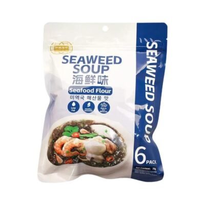Qiancheng Baiwei Seaweed Soup – Seafood Flavour 70g (6 Pack)