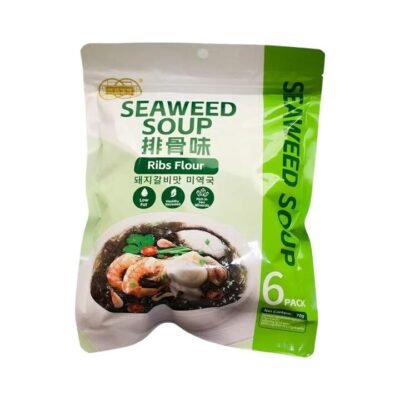 Qiancheng Baiwei Pork Ribs Flavour Seaweed Soup 70g (6 Sachets)