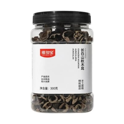 Weiduobao Changbai Mountain Dried Autumn Wood Ear Mushrooms 300g – Limited Import
