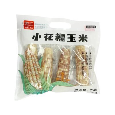 Weiyu Small Flower Waxy Corn 750g - Chinese Glutinous Corn on the Cob, Limited Import
