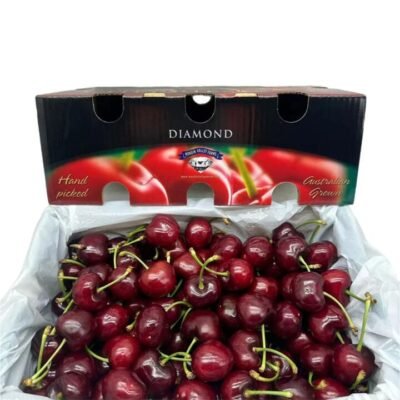 Warren Valley Farms Diamond Samba Cherries 32–34mm Gift Box 2kg