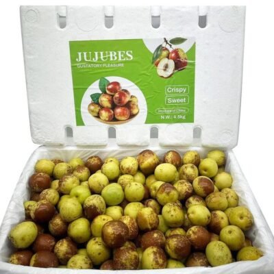 Fresh Chinese Crispy Sweet Jujubes – Approx. 4.5kg Box