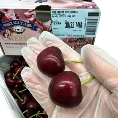 Wandin Valley Farms Ulster Premium Cherries 30–32mm Gift Box ~2kg