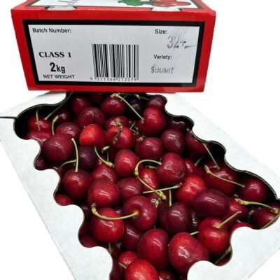 Summit Cherries Christmas Gift Box 32mm+ – Approx. 2kg Gourmet Grocer Summit Cherries Christmas Gift Box 32mm+ – Approx. 2kg