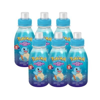 Pokémon Apple Blackcurrant Juice (No Added Sugar) 250mL x 6