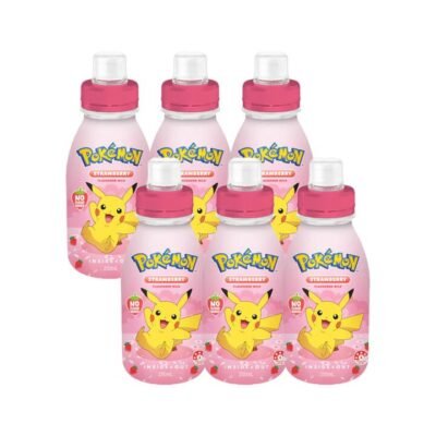 Pokémon Strawberry Flavoured Milk 250ml x 6 Bottles