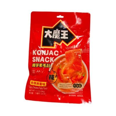 Yanjin Shop Spicy Sesame Konjac Snack 206g - Mala Flavour