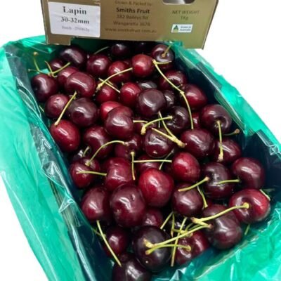 Smiths Fruit Lapin Cherries 30–32mm Gift Box 1kg Gourmet Grocer Smiths Fruit Lapin Cherries 30–32mm Gift Box 1kg