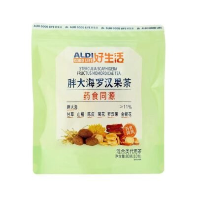 Aldi Good Life Malva Nut & Monk Fruit Herbal Tea 80g – Limited Import