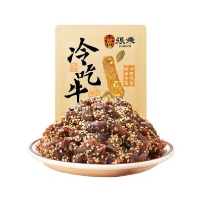 Zhangfei Shanghai-Style Five-Spice Beef Bites 45g - 'Cold-Eat' Beef Snack