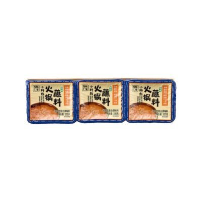 Gu Yue Renjia Original Hot Pot Dipping Sauce 100g x 3 – Limited Import