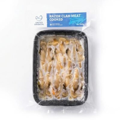 United Oriental Frozen Cooked Razor Clam Meat 300g