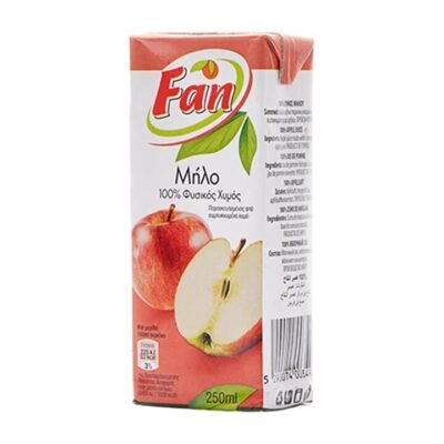 Fan 100% Apple Juice 250ml – Limited Import