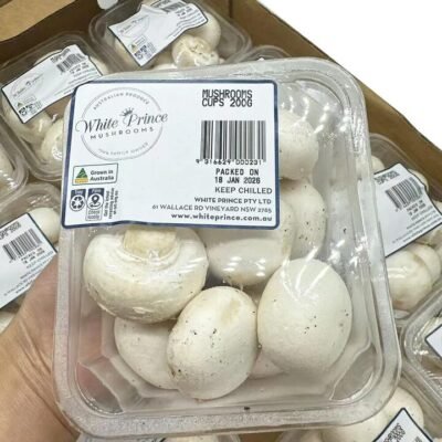 White Prince Cup Mushrooms 200g