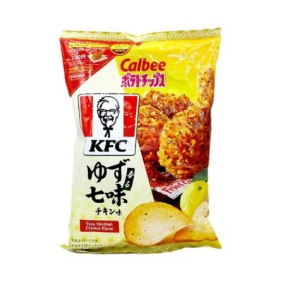 Calbee KFC Yuzu Shichimi Chicken Flavour Potato Chips 63g
