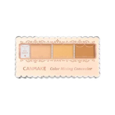CANMAKE Color Mixing Concealer SPF50+ PA++++ – 3-Colour Palette (Assorted Shades)