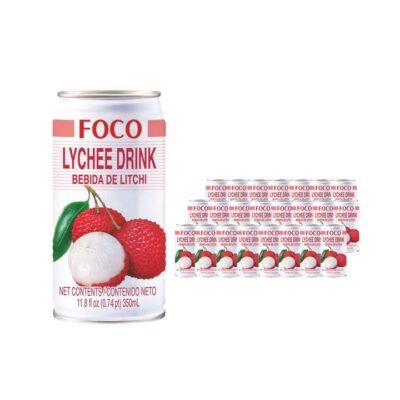 Foco Lychee Drink 350ml x 24 Cans