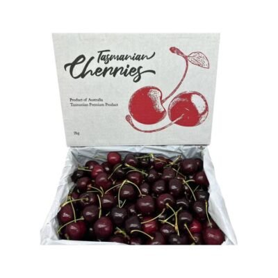 Tasmanian Lapin Cherries Gift Box 32–34mm – 2kg