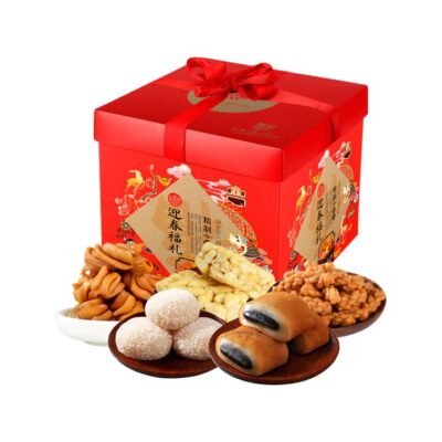 Daoxiangcun Spring Blessing Pastry Gift Box 1.07kg - Chinese New Year Snack Assortment