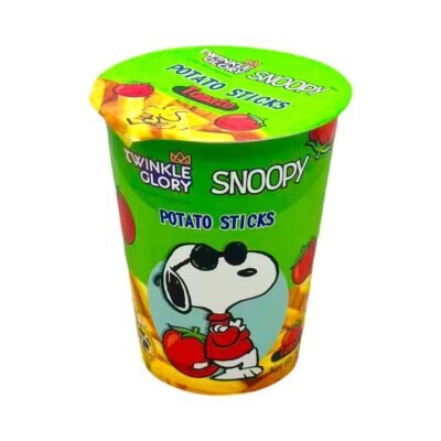 Twinkle Glory Snoopy Tomato Flavour Potato Sticks Cup 50g