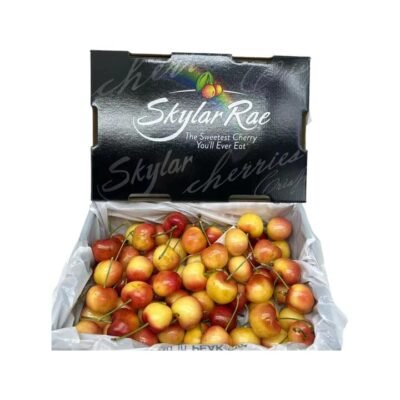 Tasmanian Skylar Rae White Cherries Gift Box 32–34mm 1kg
