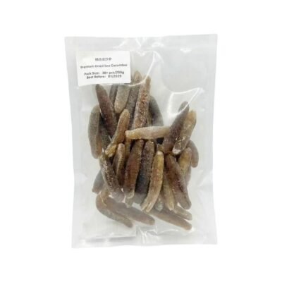 Premium Dried Sea Cucumber – 38+ Pieces, 250g