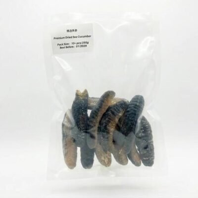 Premium Dried Sea Cucumber 10+ Pieces 250g