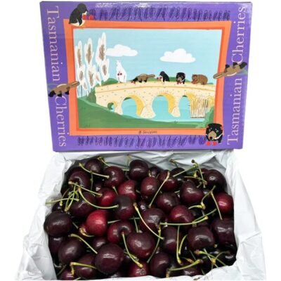 Tasmanian Lapin Cherries Gift Box 36–38mm – 2kg - Farm Direct from Tasmania