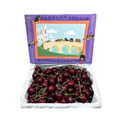 Tasmanian Lapin Cherries Gift Box 32–34mm – 2kg