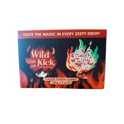 Auagro Chilli Oil & Chopped Chilli Twin Pack 100g x 2