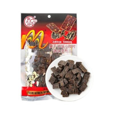 Fantianwa Stinky Tofu-Style Spicy Wheat Snack Bites 89g