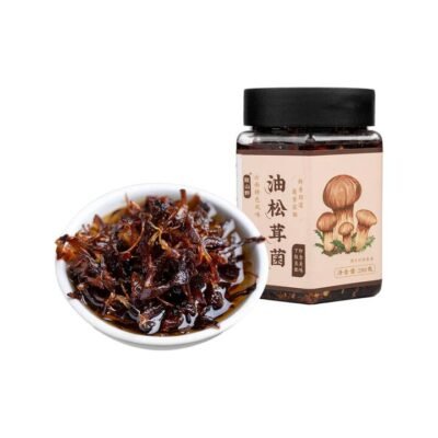 Zhishanye Matsutake Mushrooms in Oil 280g - Savoury Mushroom Condiment for Rice & Noodles