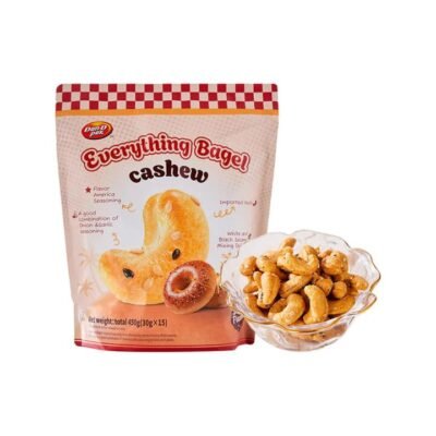 Everything Bagel Flavoured Cashew Nuts 450g – Limited Import
