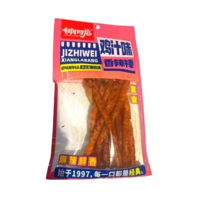 Zhong A Long Vegetarian Chicken Flavoured Spicy Snack Sticks 92g